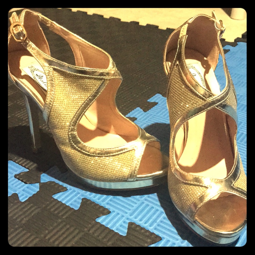 Gold heels